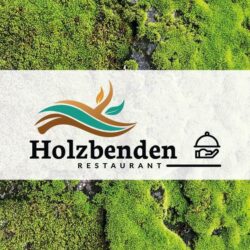 Holzbenden Restaurant Plakat Eröffnung